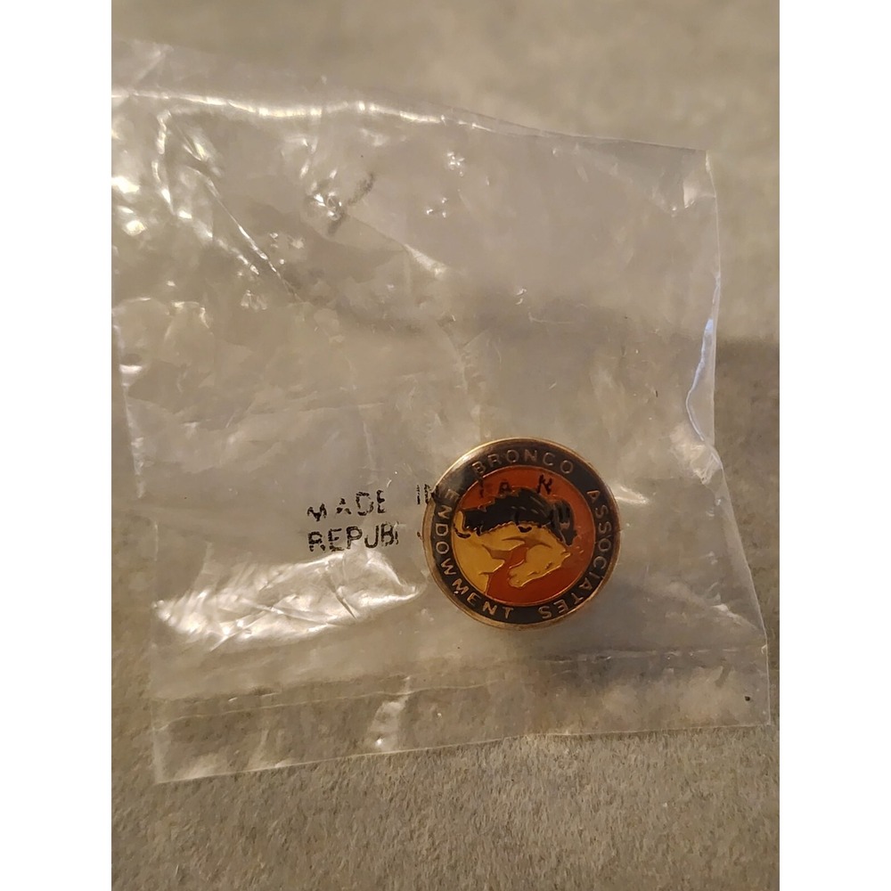 BRONCO ASSOCIATES ENDOWMENT Hat Lapel Pin Tie Tack College Football BOISE‎ STATE - Picture 4 of 4